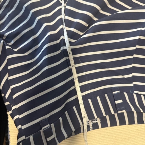 Nike Blue and White Athletic Shorts with Stripes - Picture 5 of 9